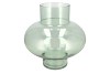 MIRA GREEN GLASS BULB LOW VASE 30X30X30CM NM