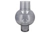 MIRA SMOKE GLASS BULB HIGH VASE 25X25X41CM NM