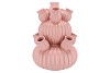 AMSTERDAM LIGHT PINK TULIP VASE BUBBLES 42X62CM