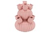 AMSTERDAM LIGHT PINK TULIP VASE BUBBLES 42X62CM