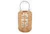 LANTERN NATURAL CILINDER HOUT 30X22CM