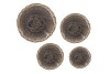 RATTAN IVY CAULDRON NATURAL SET 4 25X43/35X60/44X75/50X93CM