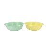 ZINC BASIC PASTEL GREEN/YELLOW BOWL 30X9CM