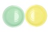 ZINC BASIC PASTEL GREEN/YELLOW BOWL 32X10CM NM