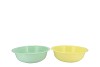ZINC BASIC PASTEL GREEN/YELLOW BOWL 36X11CM NM