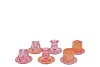 BICOLORE CANDLE H COLOR MIX ASS P/1 8,5X6,5CM NM