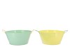 ZINC BASIC PASTEL GREEN/YELLOW EARS BOWL 30X14CM