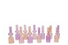 BICOLORE PRETTY PINK PILAR CANDLE H ASS 5X17CM NM