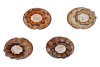 BICOLORE EARTHY TERRA CANDY VASE ASS 14X18CM