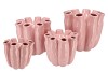 LUNA LIGHT PINK TUBE VASE 19X19CM