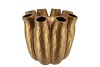 LUNA GOLD TUBE VASE 24X24CM NM