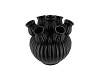 AMSTERDAM BLACK TULIP VASE 16X15CM