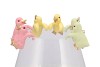 FARM PASTEL GREEN DUCK HANGING ASS 6X6X8CM NM