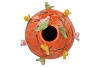 BIRD ORANGE VASE TUBE 26X33CM NM