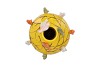 BIRD YELLOW VASE TUBE 20X25CM NM