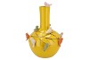 BIRD YELLOW VASE TUBE 26X33CM NM