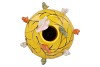 BIRD YELLOW VASE TUBE 26X33CM NM