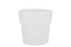 CERAMIC WHITE MATT POT ORCHID EDGE 13X12,5CM