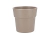 CERAMIC TAUPE MATT POT ORCHID EDGE 13CM