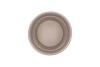 CERAMIC TAUPE MATT POT ORCHID EDGE 13CM