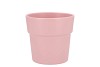 CERAMIC ORCHID POT PINK SILVER 13CM