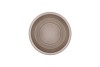CERAMIC TAUPE MATT POT ORCHID BERLIN 14CM