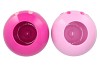 SMILEY FACE POT FUCHSIA/PINK ASS 20X20X17CM