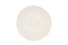 BLOOM DAISY PLATE WHITE 24X24X4CM