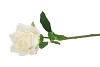 SILK ROSE REAL TOUCH OPEN WHITE 43CM