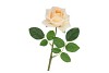 SILK ROSE REAL TOUCH OPEN YELLOW 43CM