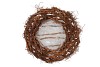 WREATH ROOT WOOD BROWN 50CM