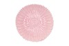 BLOOM DAISY PLATE LIGHT PINK 24X24X4CM