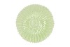 BLOOM DAISY PLATE GREEN 24X24X4CM