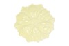 BLOOM COSMEA PLATE YELLOW 24X24X4CM