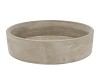 CONCRETE GREY BOWL 28X7CM