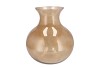 MIRA SAND GLASS CONE NECK SPHERE VASE 25X25X27CM