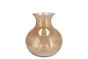 MIRA SAND GLASS CONE NECK SPHERE VASE 16X16X17CM