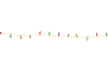 RIBBON FAUX LIGHT MULTI 5MX12MM
