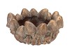 CONCRETE GOLDEN MUSHROOMS BOWL ROUND 25X25X11CM NM