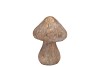 CONCRETE GOLDEN MUSHROOM 10X10X14CM NM