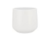 CERAMIC WHITE MATT POT BERLIN 13X11,5CM