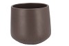 CERAMIC BROWN/TAUPE MATT POT BERLIN 18CM NM