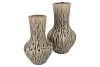 INGA BOA GREEN VASE NECK ACTIVE GLAZE 28X28X46CM NM