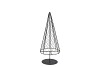 GRID TREE BLACK 14X8X33CM NM