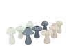 CONCRETE MUSHROOMS GREY MIX ASS 9X9X11CM NM
