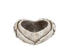 CONCRETE SAINT HEART TOP WINGS PLANTER STRAIGHT 21X19X8CM NM