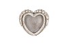 CONCRETE SAINT HEART TOP WINGS PLANTER STRAIGHT 21X19X8CM NM