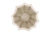 ALASKA WAVY SAND VASE 22X21X30CM NM