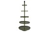 STORAGE SHELF BASIC MATT GREEN 63X63X155CM