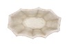 ALASKA WAVY SAND OVAL POT 31X19X21CM NM